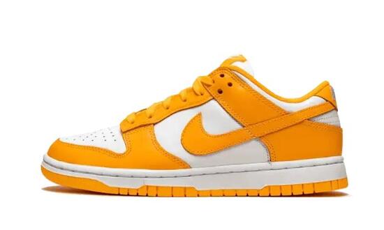 Zapatillas - Casual - Bajas estampadas - Dunk - Blanco/Naranja