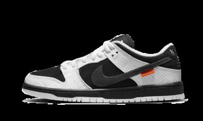 Schoenen - skate - heren - sb dunk low tightbooth - white/black-safety orange