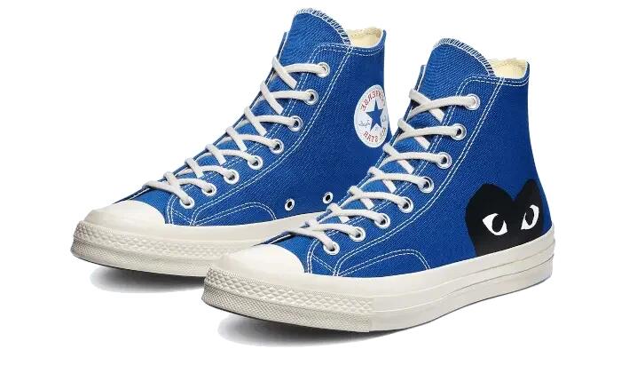 Converse Chuck Taylor All Star 70 Hi Comme des Garcons PLAY Blue Quartz 2/3