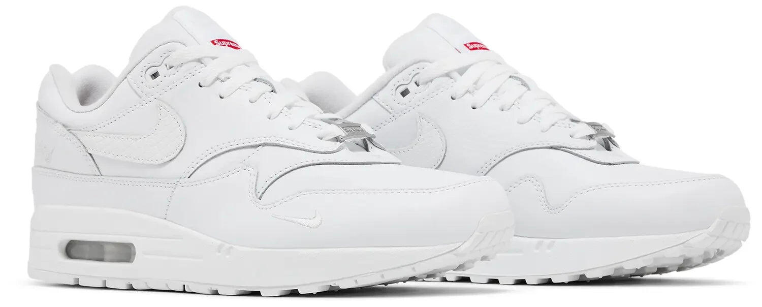 Nike Air Max 1 '87 SP Supreme Triple White 6/7