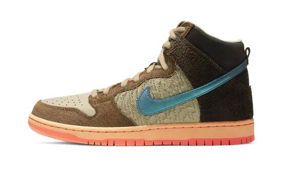 Scarpe - Skate - Uomo - High-top - SB Dunk - marrone oliva