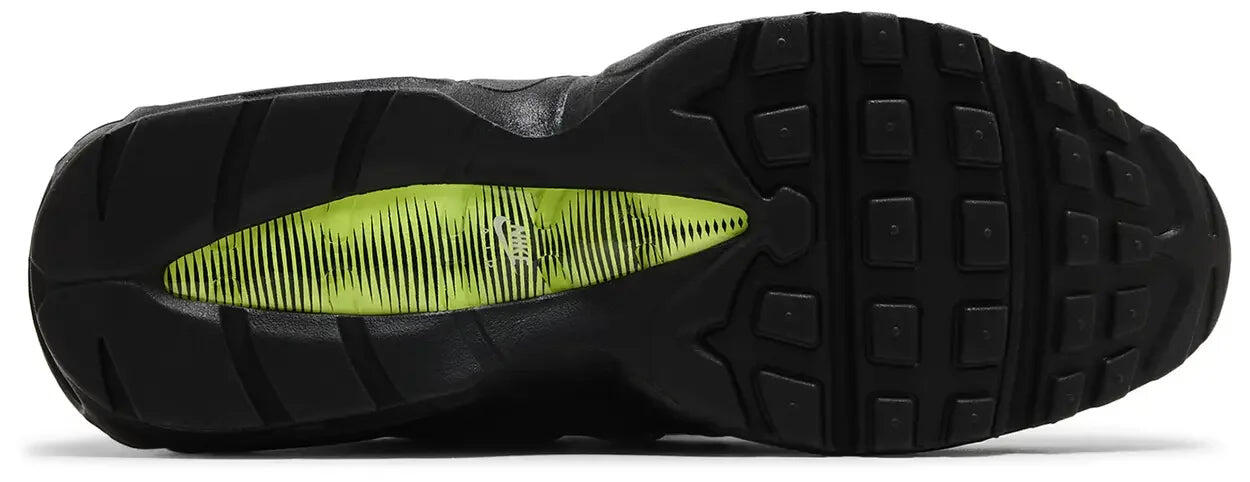 Nike Air Max 95 Retro Logo Black Grey Volt 3/5