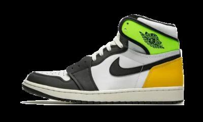 Scarpe - Walking - Uomo - Alte - Jordan 1 - Bianco/Nero/Volt