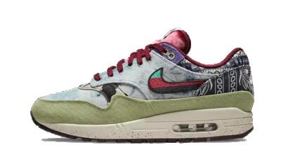 Schoenen - air max 1 concepts mellow - olijfgroen/multicolor
