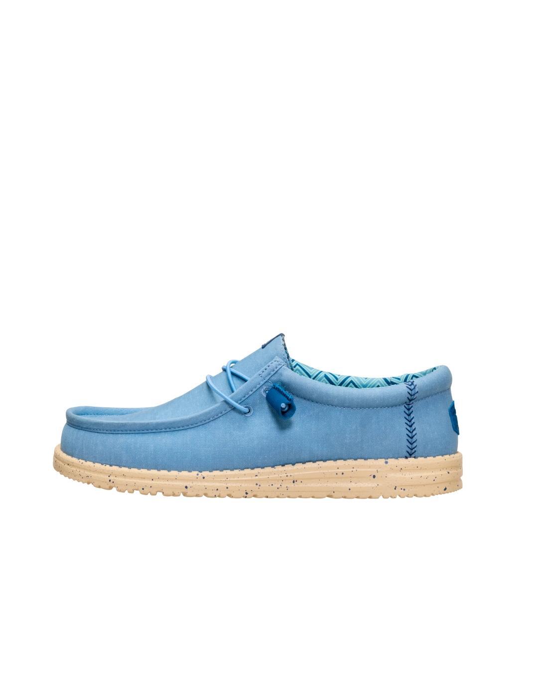 Zapatillas para Hombre Hey dude Stretch  Azul 2/7