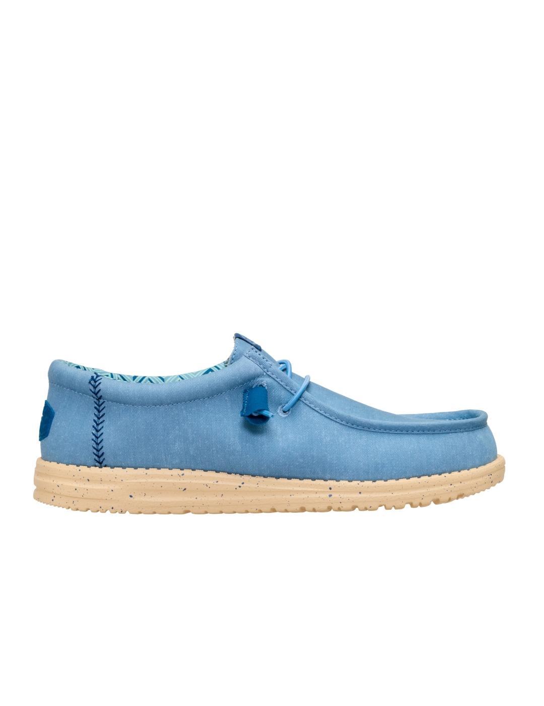 Zapatillas para Hombre Hey dude Stretch  Azul 1/7