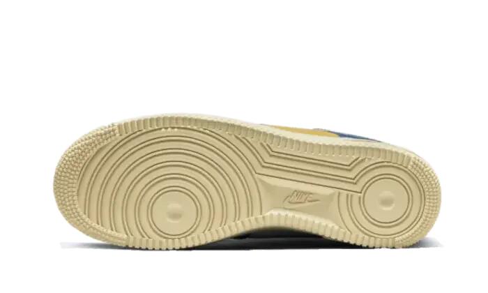 Nike Air Force 1 Low SP Undefeated 5 On It Blue Yellow Croc 3/3
