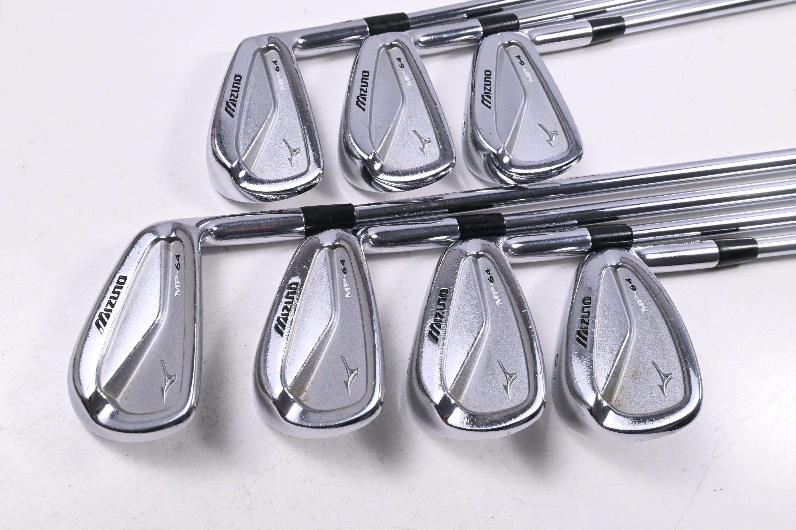 Mizuno MP-64 Irons / 4-PW / Stiff Flex Project X Rifle Shafts