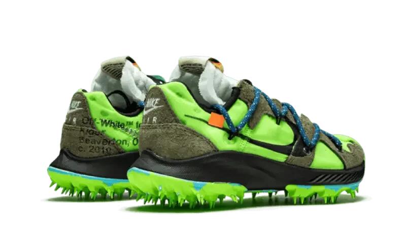 Nike Zoom Terra Kiger 5 OFF-WHITE Electric Green (Donna) 3/4