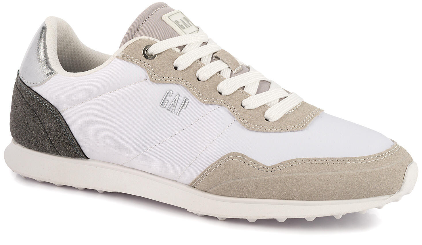Damskie buty sneakersy sportowe eleganckie białe GAP OPTIMA NYX