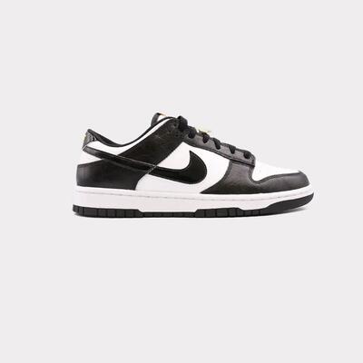Schoenen - basketbal - unisex - dunk low world champ - wit/metallic goud/zwart