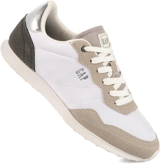 Damskie buty sneakersy sportowe eleganckie białe GAP OPTIMA NYX