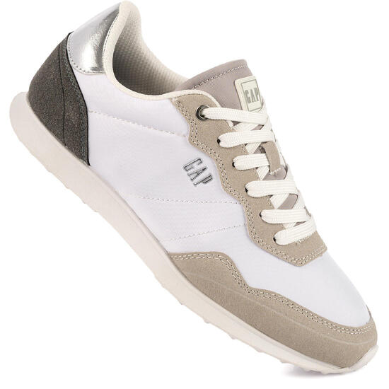 Damskie buty sneakersy sportowe eleganckie białe GAP OPTIMA NYX