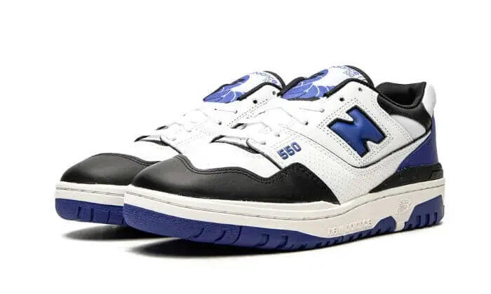 New Balance 550 White Royal Black 2/4