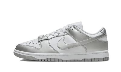 Dunk Low Metallic Silver - Taille : 40 EU