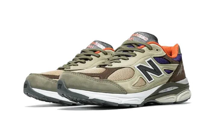 New Balance 990 V3 Made In Usa Tan Blue 2/4