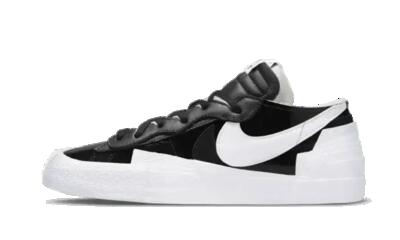 Scarpe - tempo libero - blazer low x sacai - nero/bianco