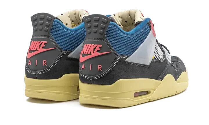 Zapatillas baloncesto - Air Jordan 4 Retro - Off Noir/Brigade Blue 4/5