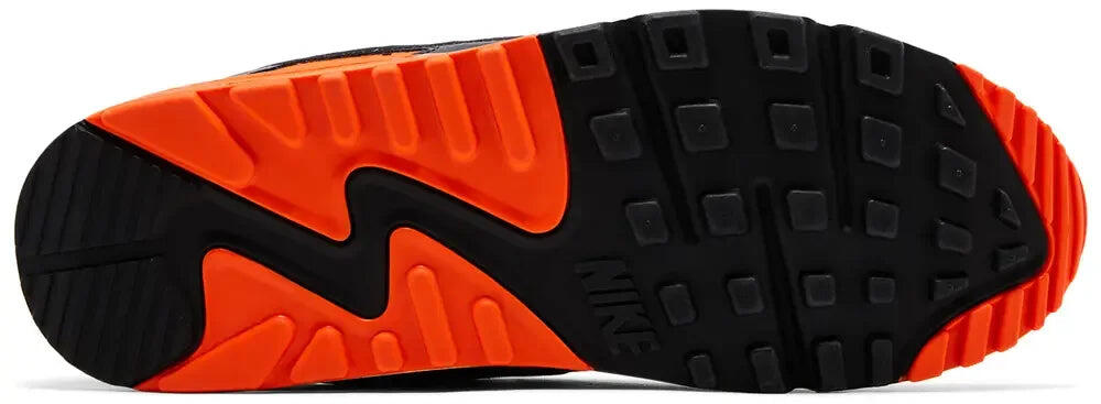 Nike Air Max 90 Summit White Safety Orange Dark Smoke Grey Smoke Grey 3/5