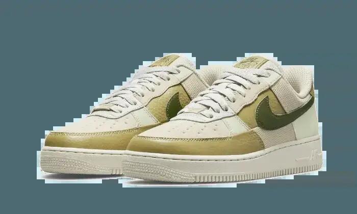 Lifestyle - schuhe - air force 1 low scrap - low-top, light bone, rough green 2/3