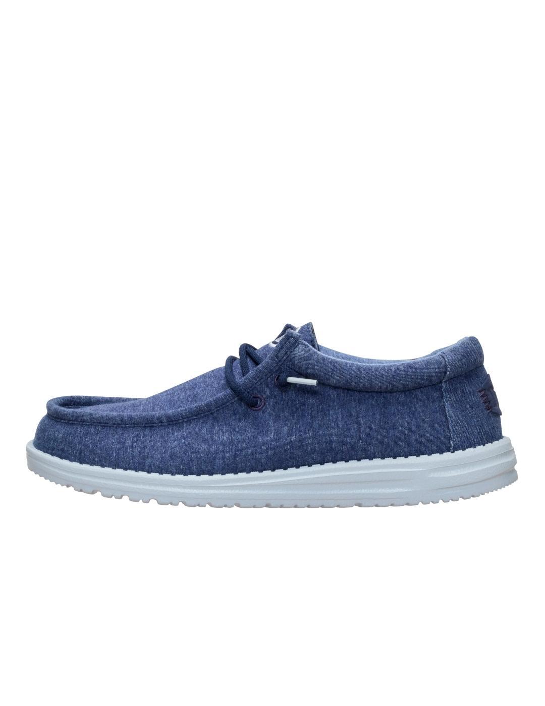Zapatillas para Hombre Hey dude Stretch  Marino 2/7