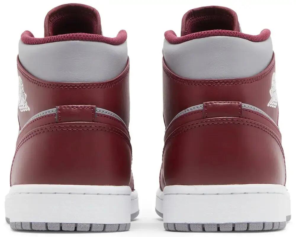 Basketball - schuhe - air jordan 1 mid - cherrywood red/white 4/5