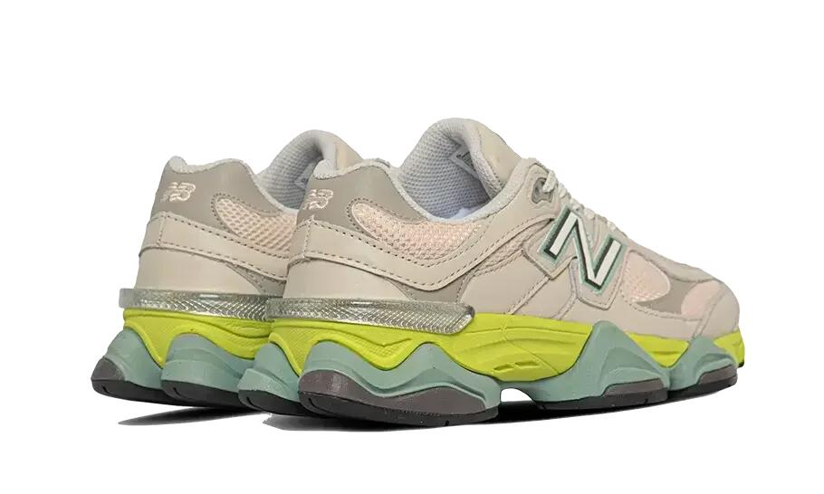 Sneakers - Lifestyle - Unisex - 9060 Moonbeam - Rose Lime 3/5