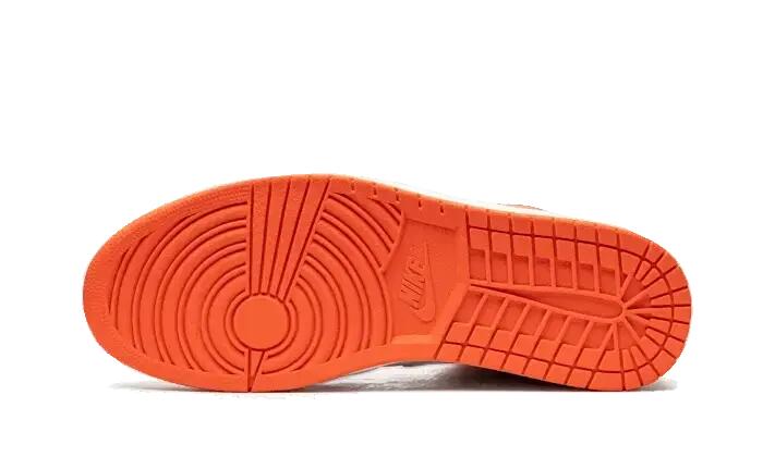 Herren - basketball - jordan 1 mid - orange/schwarz 4/4