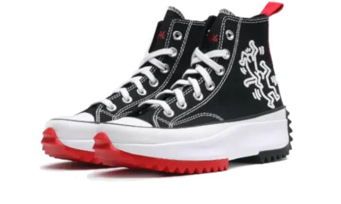 Converse Run Star Hike Hi Keith Haring Black 2/3