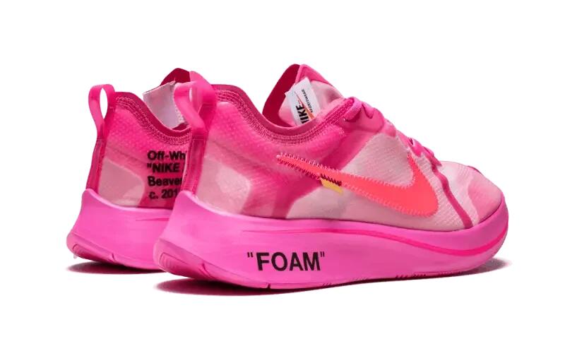 Nike Zoom Fly Off-White Tulip Pink 3/4