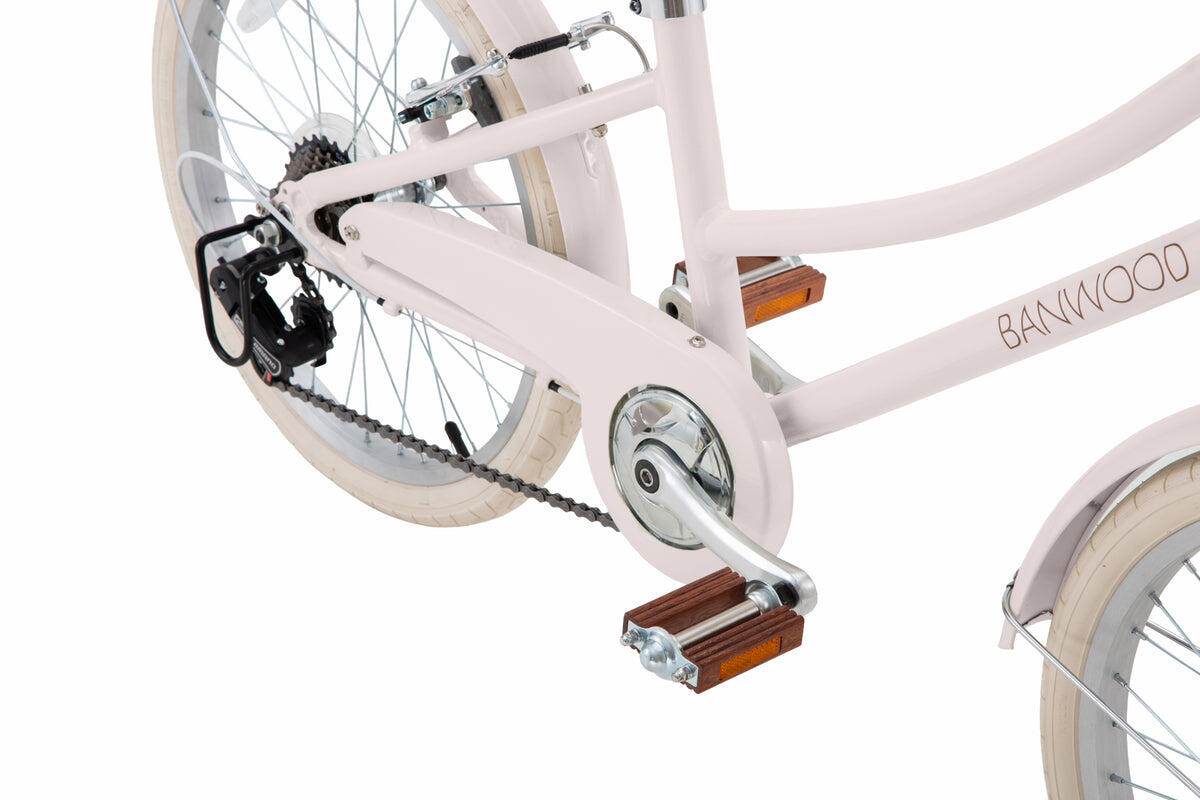Vélo enfant 20" classique vintage rose enfant 3/4