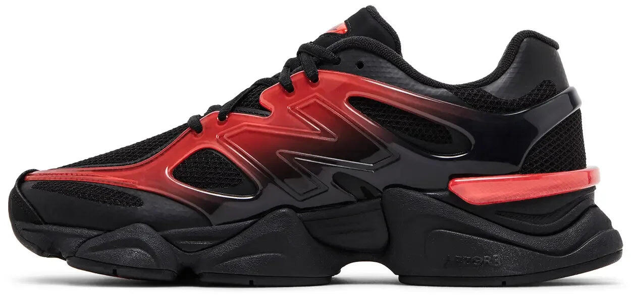 New Balance 9060 Black Red Gradient 5/5