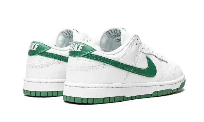 Schuhe - Lifestyle - Dunk Low Green Noise - White/Green Noise 3/4