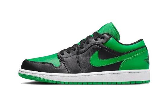 Scarpe - lifestyle - air jordan 1 low - nero/lucky green