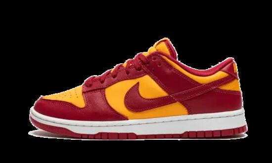Scarpe - lifestyle - unisex - basse in pelle - dunk low - midas gold/tough red