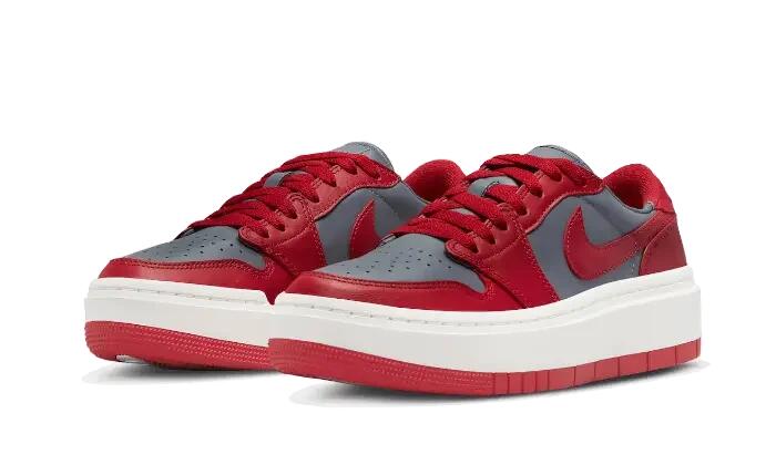 Air Jordan 1 Low Elevate Dark Grey Varsity Red 2/3