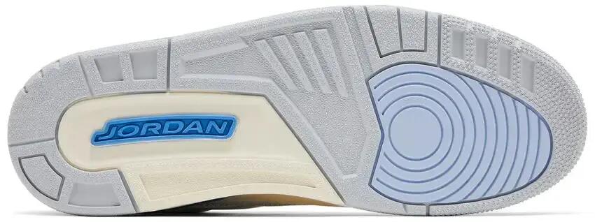 Basketball - schuhe - air jordan 3 retro wizards - weiß/blau 3/5