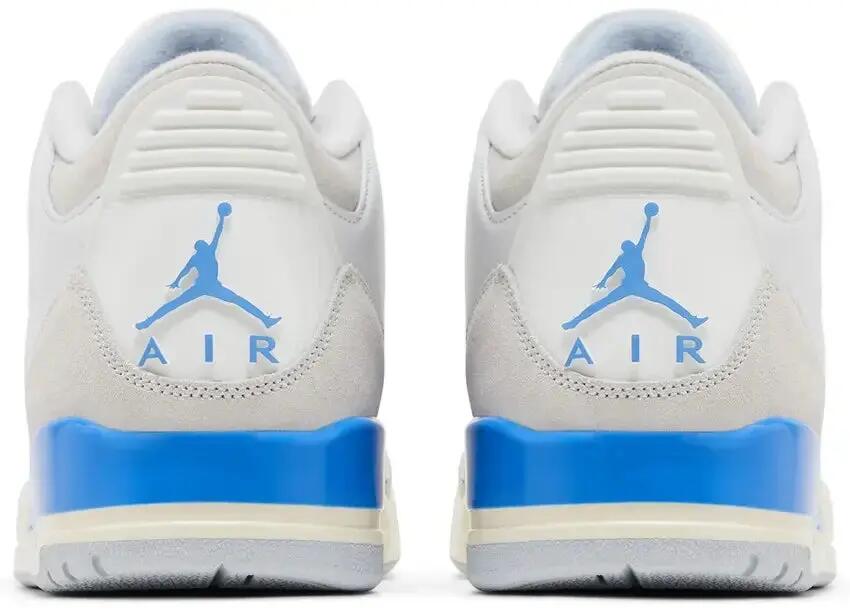 Basketball - schuhe - air jordan 3 retro wizards - weiß/blau 4/5