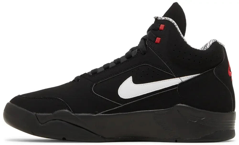 Nike Air Flight Lite II Mid Black White Varsity Red 2/5