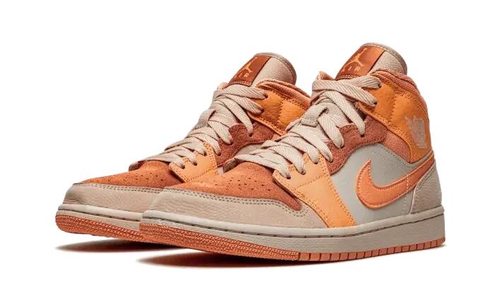 Air Jordan 1 Mid Apricot Orange (W) 2/4