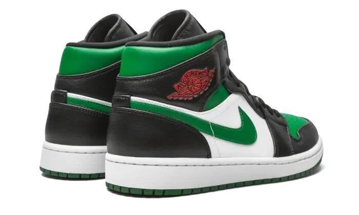 Air Jordan 1 Mid Pine Green 3/4
