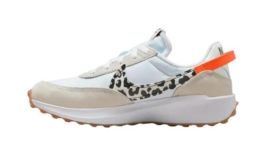 Nike Waffle Debut White Team Orange Leopard (W)