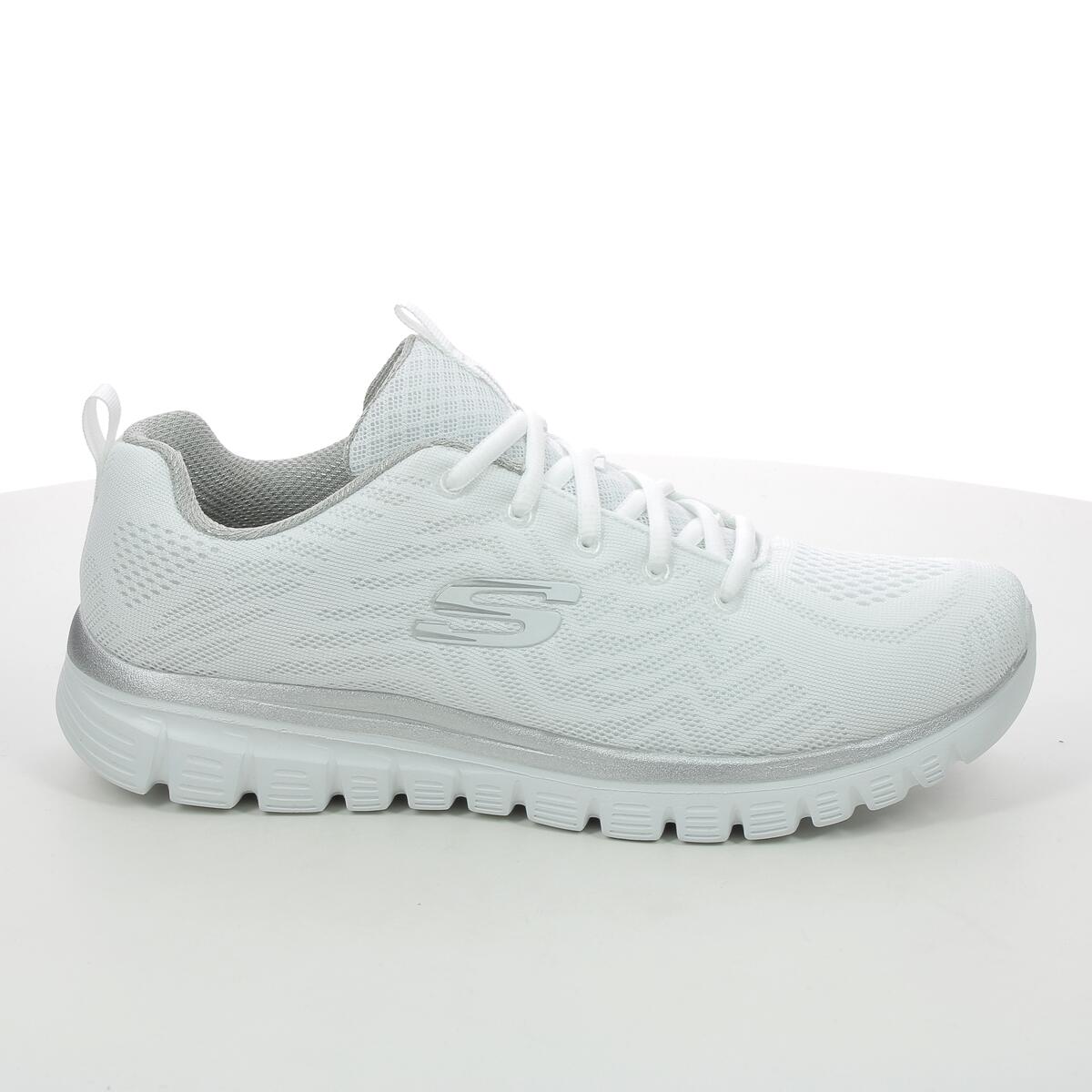 Womens/Ladies Graceful Get Connected Trainers (White) 4/5