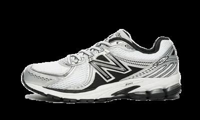 Schoenen - hardlopen - 860 v2 - alle seizoenen - zwart/wit/zilver