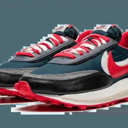 Nike LDWaffle sacai Undercover Midnight Spruce University Red