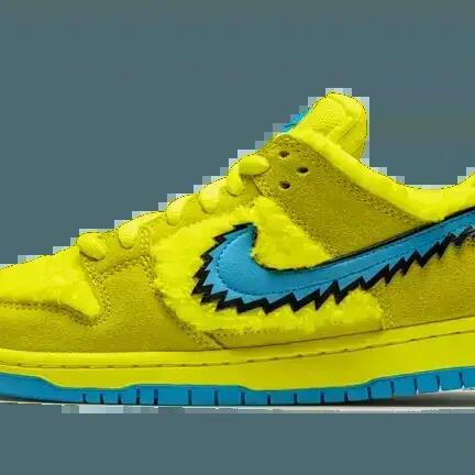 Nike SB Dunk Low Grateful Dead Bears Opti Yellow