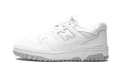 Schoenen - lifestyle - unisex - 550 white grey - leren lage sneaker