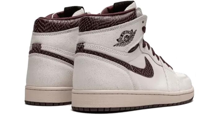 Schoenen - basketbal - air jordan 1 a ma maniére - sail/burgundy 3/4