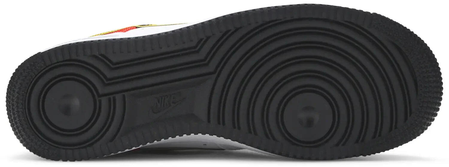 Scarpe - lifestyle - air force 1 raygun - bianco/nero/arancione 3/5