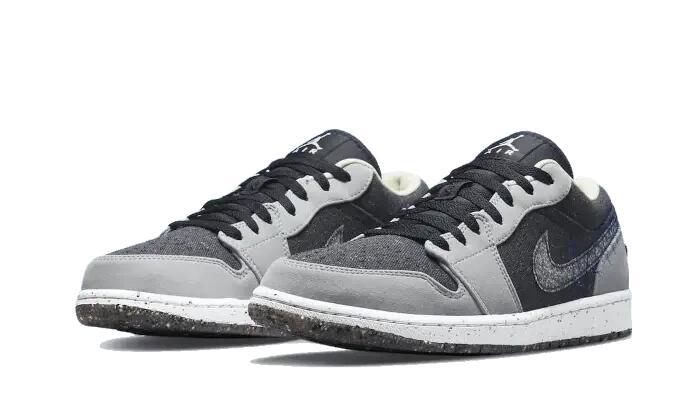 Jordan 1 Low Crater Black Grey 2/3
